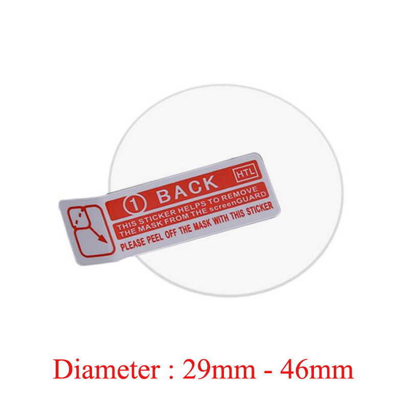Motorola Smartwatch Accessories - Tempered Glass Round Protective Film For