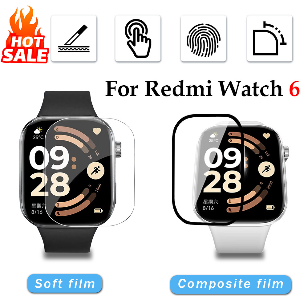 1-5Pcs Soft Film for Xiaomi Re - Watch Case Bumper 评论和价格