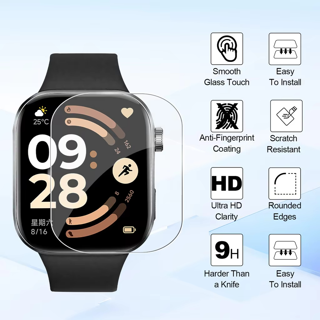 1-5Pcs Soft Film for Xiaomi Re - Watch Case Bumper 评论和价格