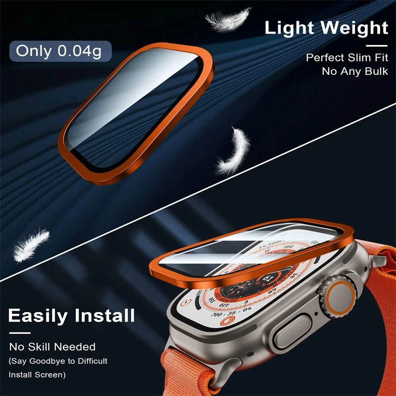 Tempered Glass for Apple Watch - Watch Case Bumper 评论和价格