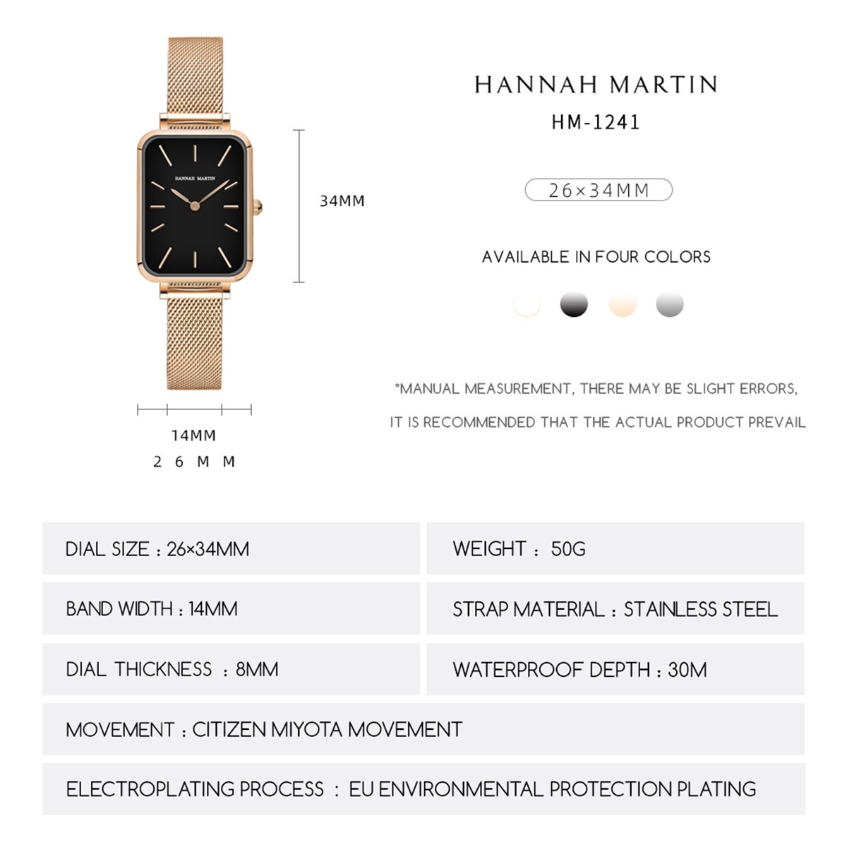 Rectangle Ultrathin Nordic Sim - Stainless Mesh Band 评论和价格