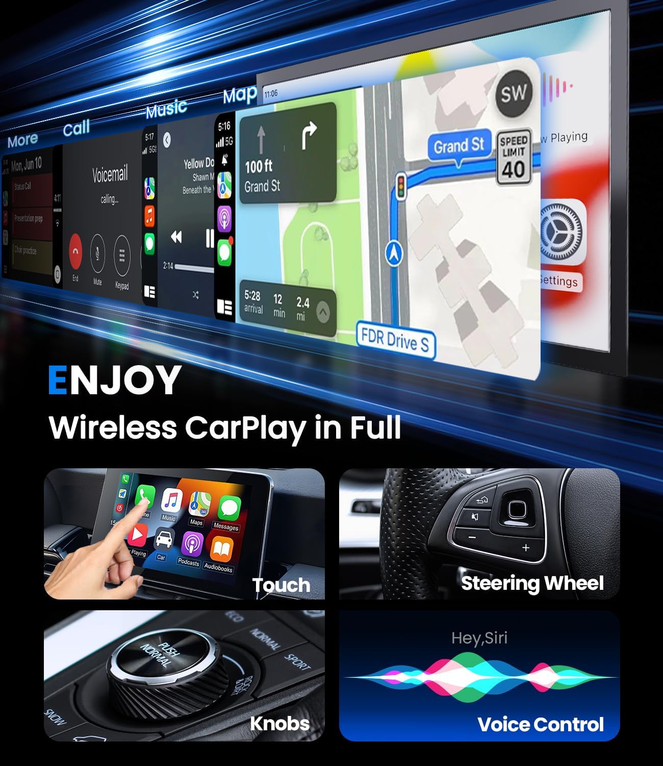 New Wireless CarPlay Android A - Smartwatch Universal 评论和价格