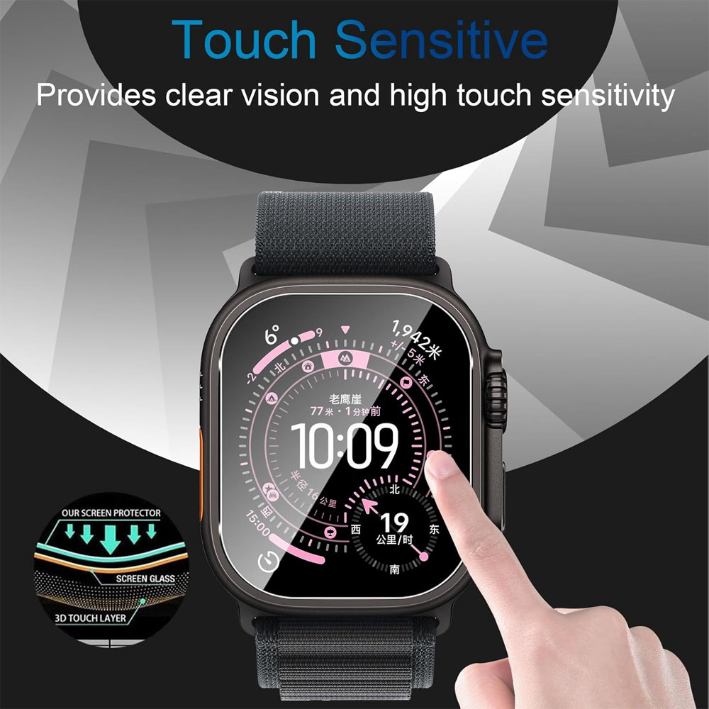 Tempered Glass For Apple Watch - Watch Case Bumper 评论和价格