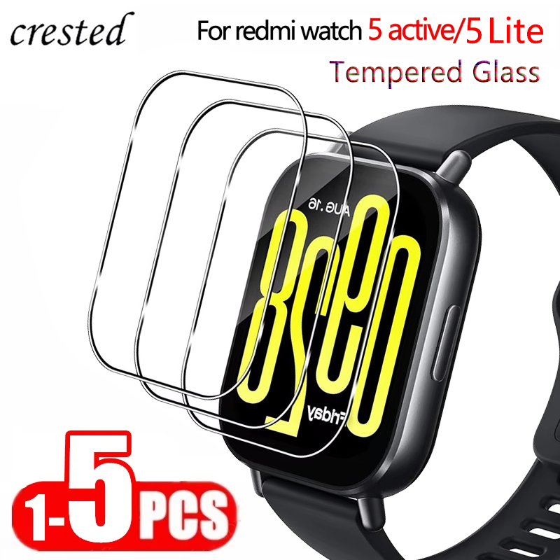 1-5Pcs Tempered Glass For Xiao - Watch Case Bumper 评论和价格