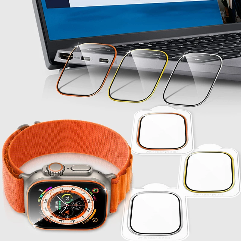 Tempered Glass for Apple Watch - Watch Case Bumper 评论和价格