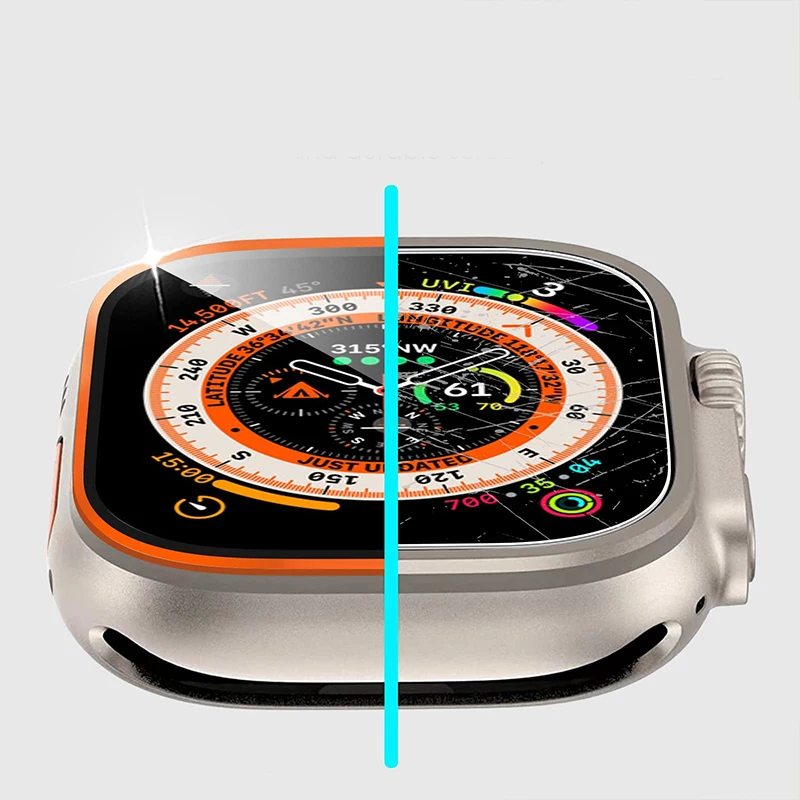 Tempered Glass for Apple Watch - Watch Case Bumper 评论和价格