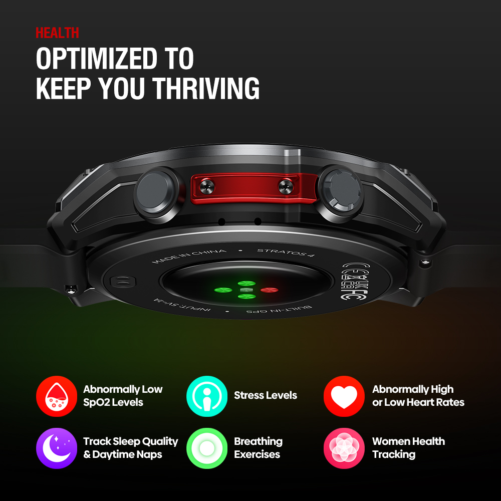 NEW Zeblaze Stratos 4 GPS Smar - Smartwatch Nexus 评论和价格