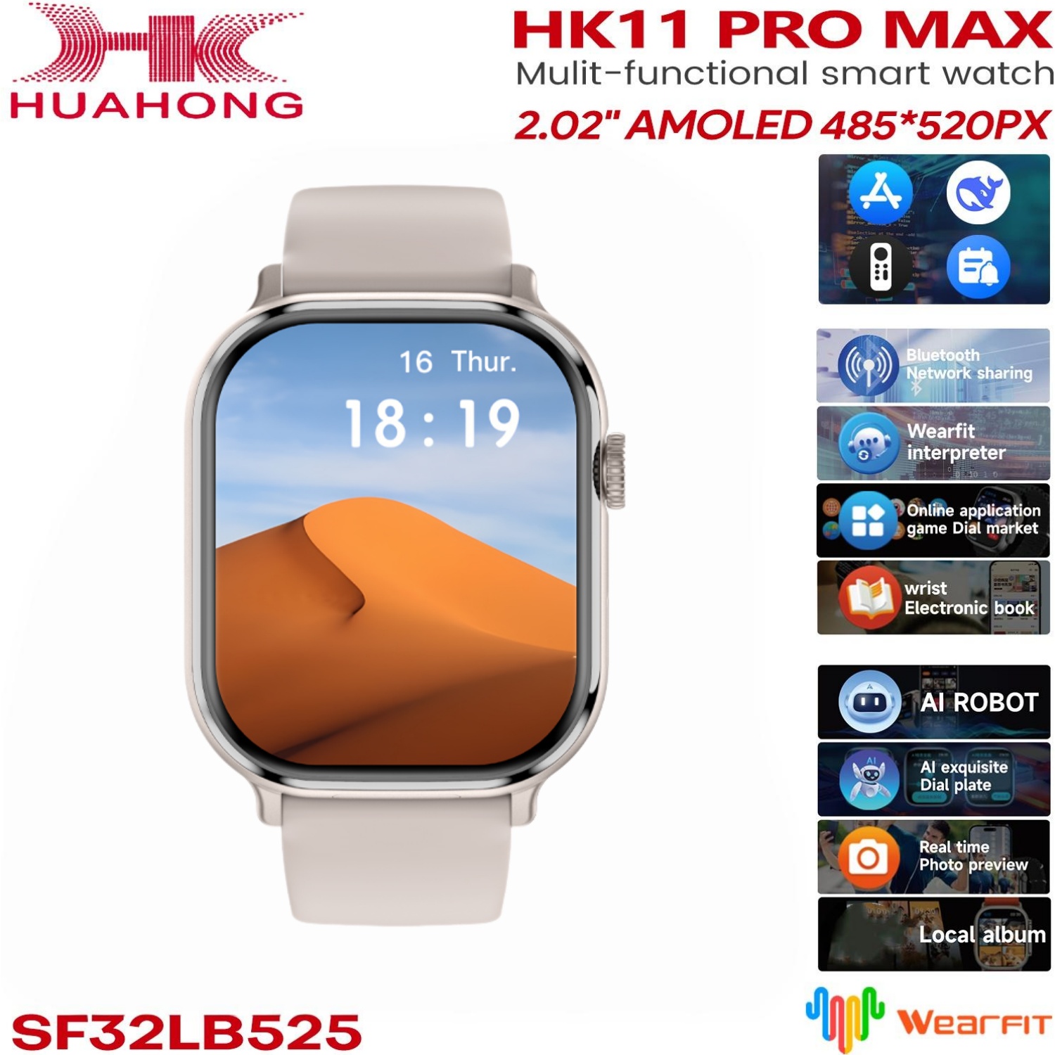 Original HK11 Pro MAX SmartWat - Smartwatch Nexus 评论和价格