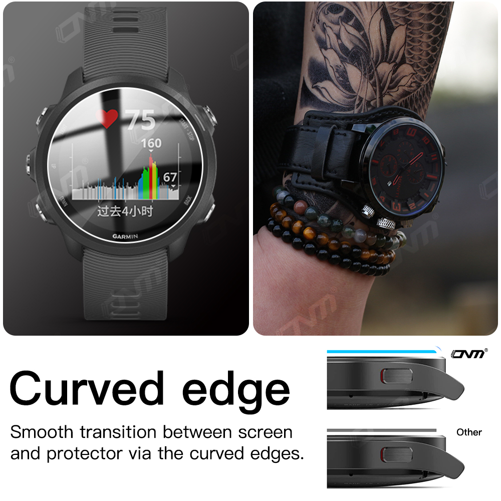 9H Tempered Glass for Garmin F - Motorola Smartwatch Accessories 评论和价格