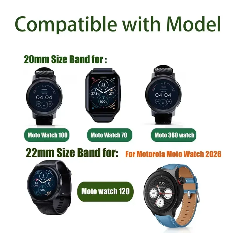 20mm 22mm Breathable Replaceme - Motorola Smartwatch Accessories 评论和价格
