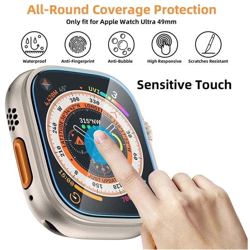 Tempered Glass for Apple Watch - Watch Case Bumper 评论和价格